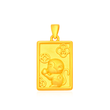 TAKA Jewellery 999 Pure Gold Zodiac Pendant