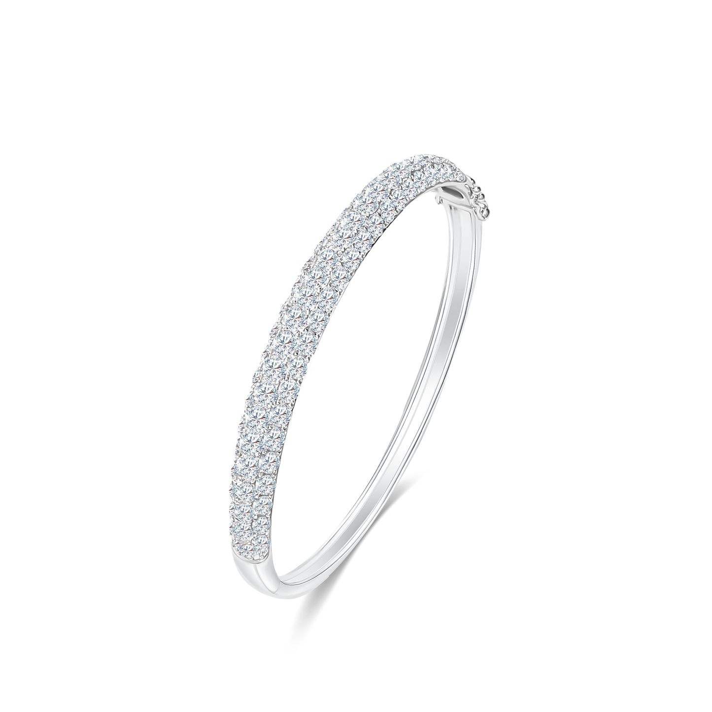 TAKA Jewellery Lab Grown Diamond Bangle 10K Gold