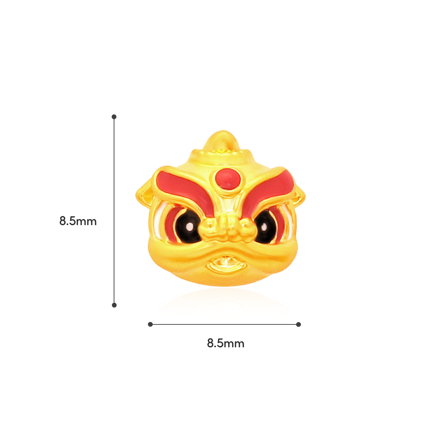 TAKA Jewellery 999 Pure Gold Lion Dance Charm