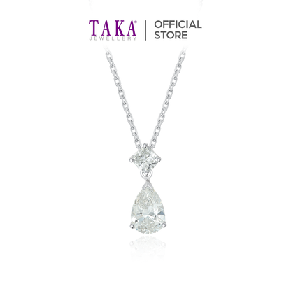 TAKA Jewellery Lab Grown Diamond Fancy Cut Diamond Necklace 10K Gold