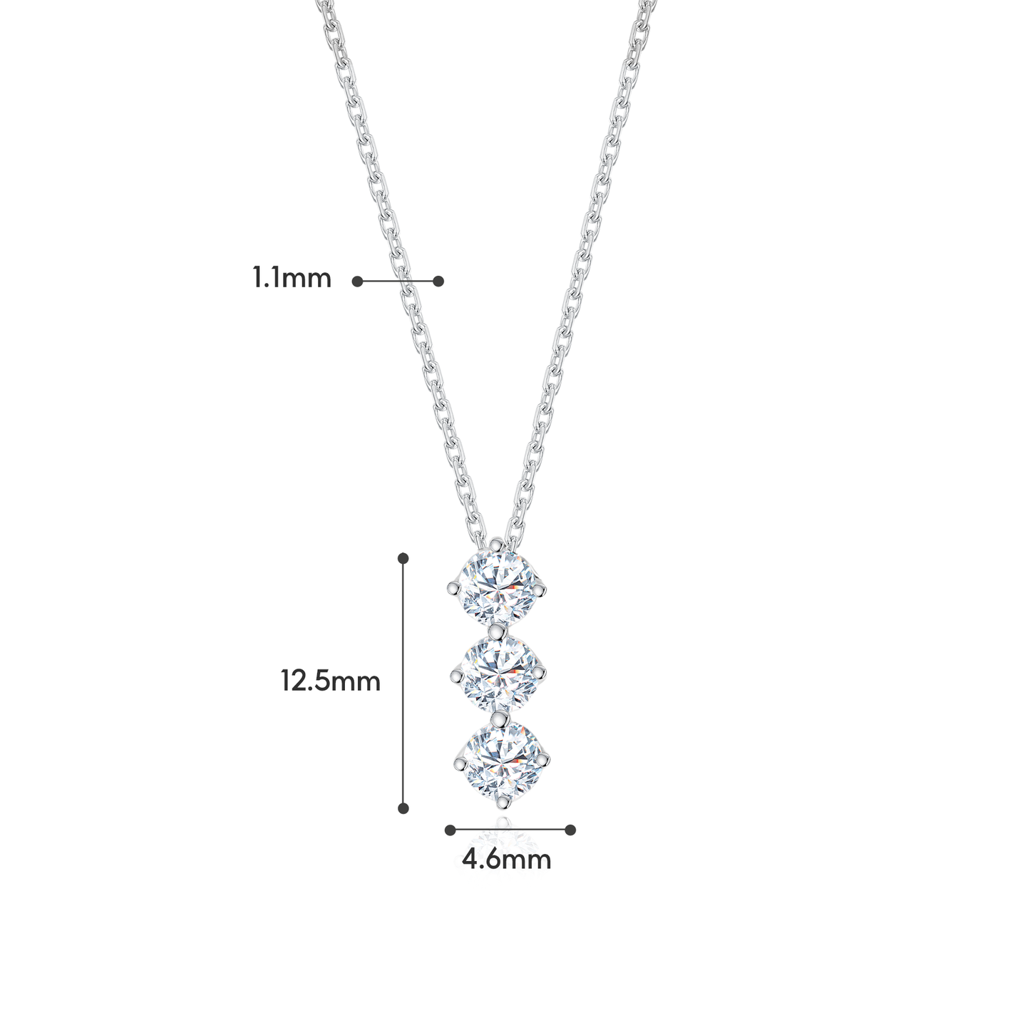 TAKA Jewellery Lab Grown Diamond Necklace