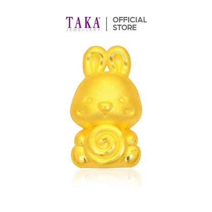 TAKA Jewellery 999 Pure Gold Charm Rabbit