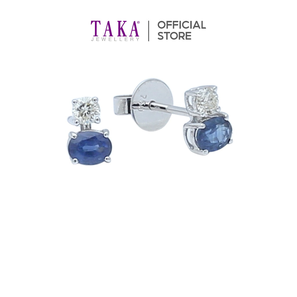 Cheap hot sale sapphire earrings