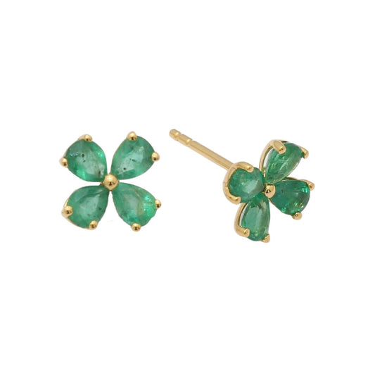 TAKA Jewellery Spectra Emerald Earrings 18K