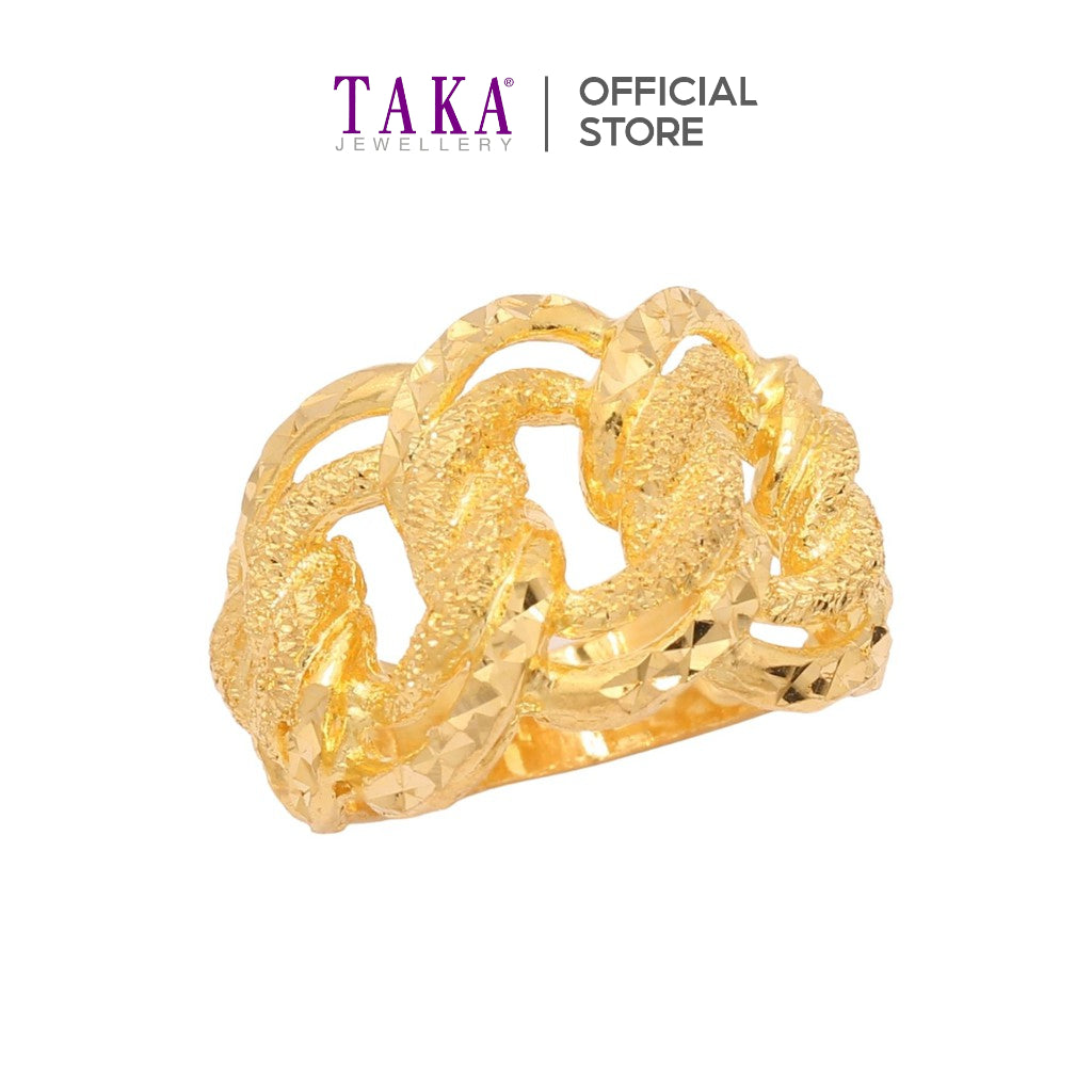 TAKA Jewellery 916 Gold Ring