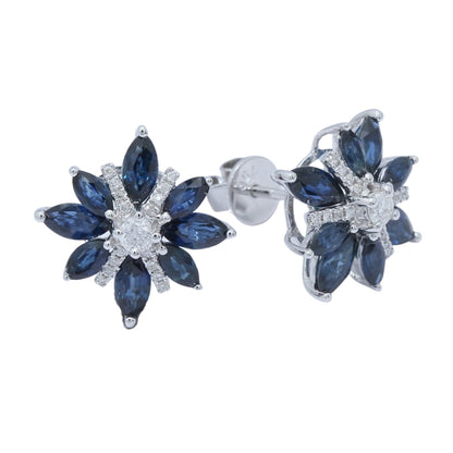 TAKA Jewellery Spectra Diamond Earrings 18KW
