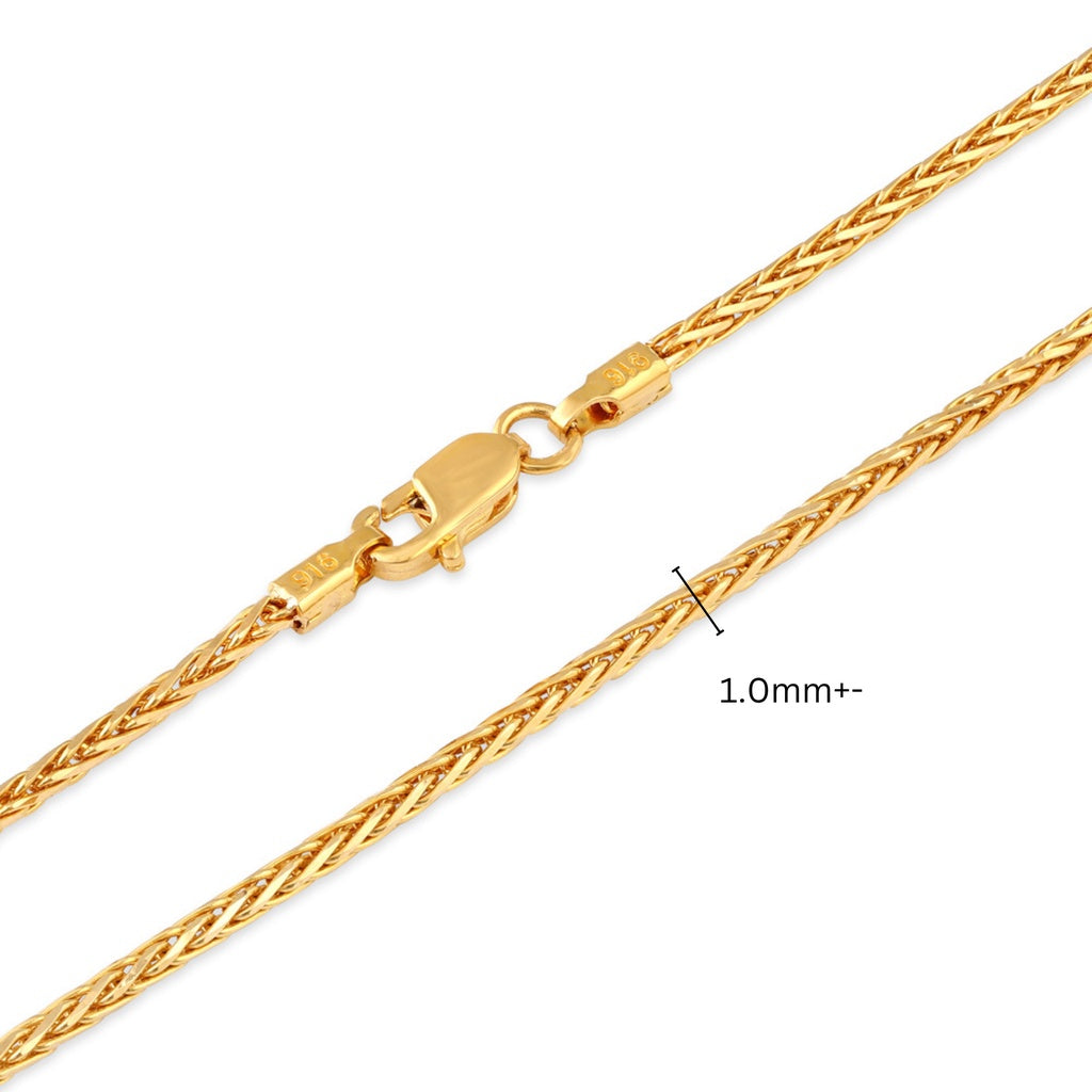 Mens 916 gold on sale chain