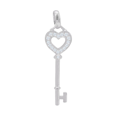 TAKA Jewellery Key Diamond Pendant 9K