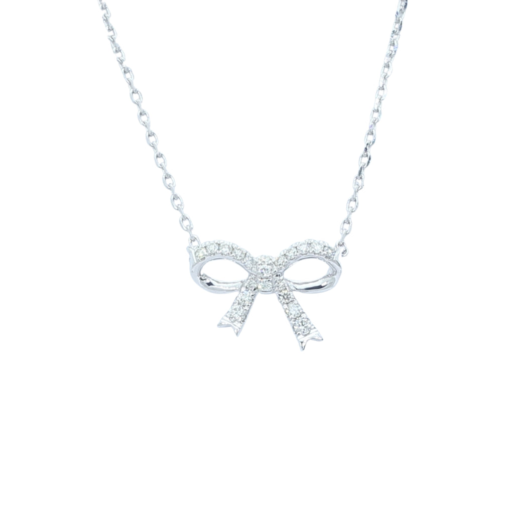 Taka Jewellery Cresta Diamond Necklace 18K Ribbon - TAKA Jewellery