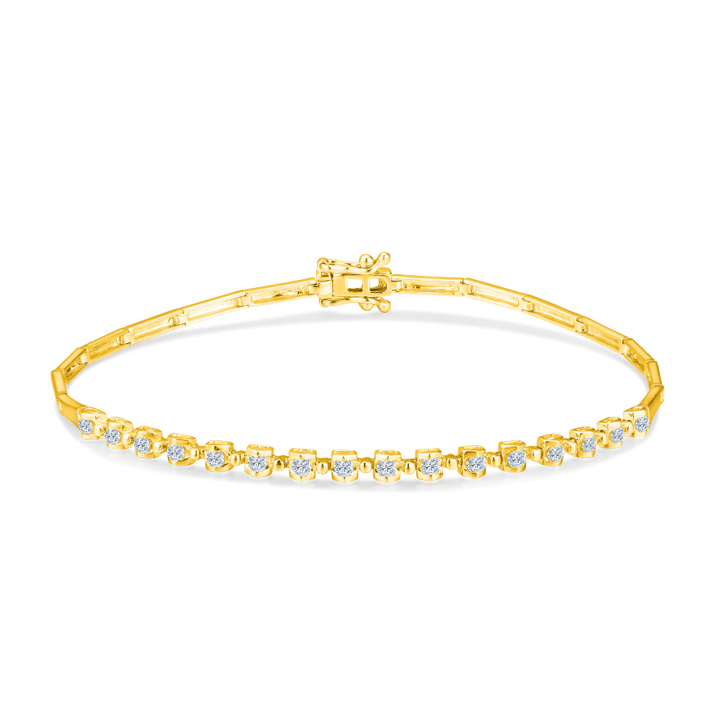 TAKA Jewellery Cresta Diamond Bracelet 18K - TAKA Jewellery