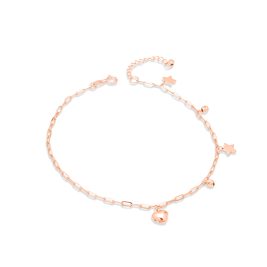 White gold anklet on sale bracelets