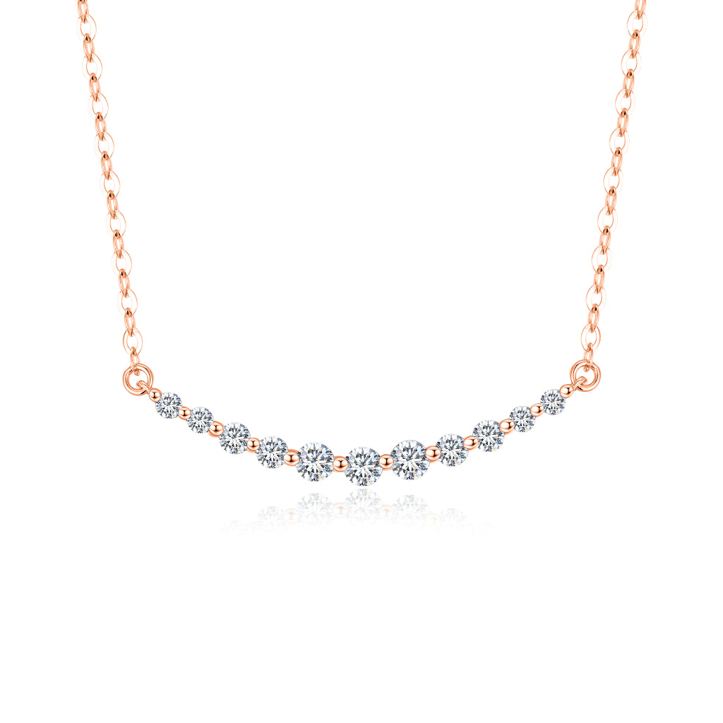 TAKA Jewellery Cresta Diamond Necklace 18K