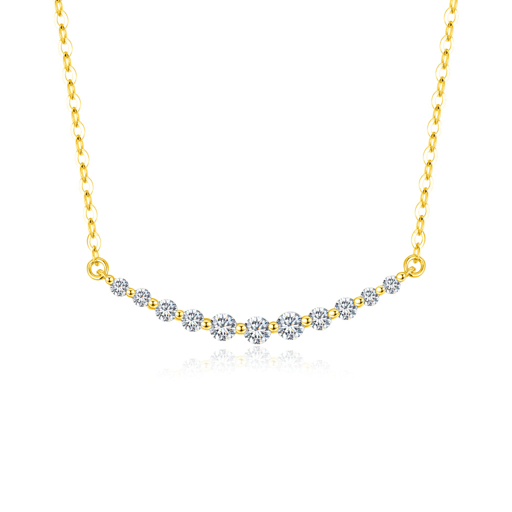 TAKA Jewellery Cresta Diamond Necklace 18K