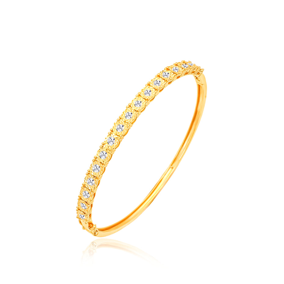 TAKA Jewellery Stellar Diamond Bangle 18K - TAKA Jewellery