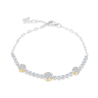 TAKA Jewellery Cresta Diamond Bracelet 18K