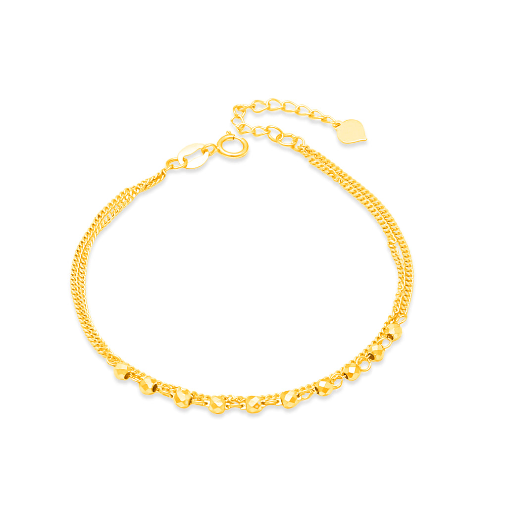 TAKA Jewellery Dolce 18K Gold Bracelet Cutting Ball - TAKA Jewellery