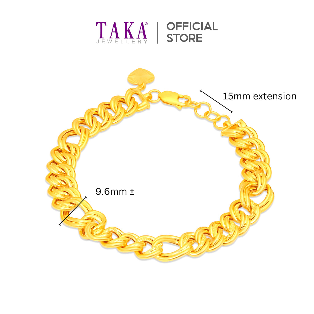 Mens 916 deals gold bracelet