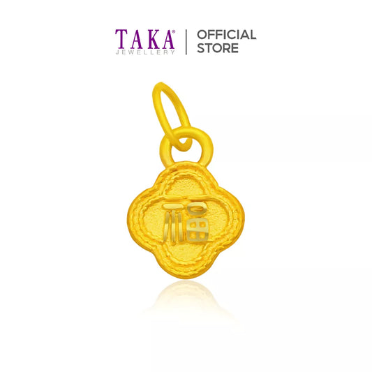 TAKA Jewellery 999 Pure Gold Pendant