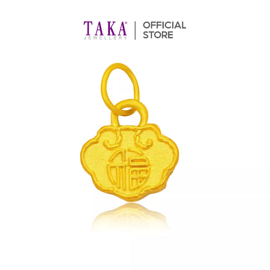 TAKA Jewellery 999 Pure Gold Pendant Suo