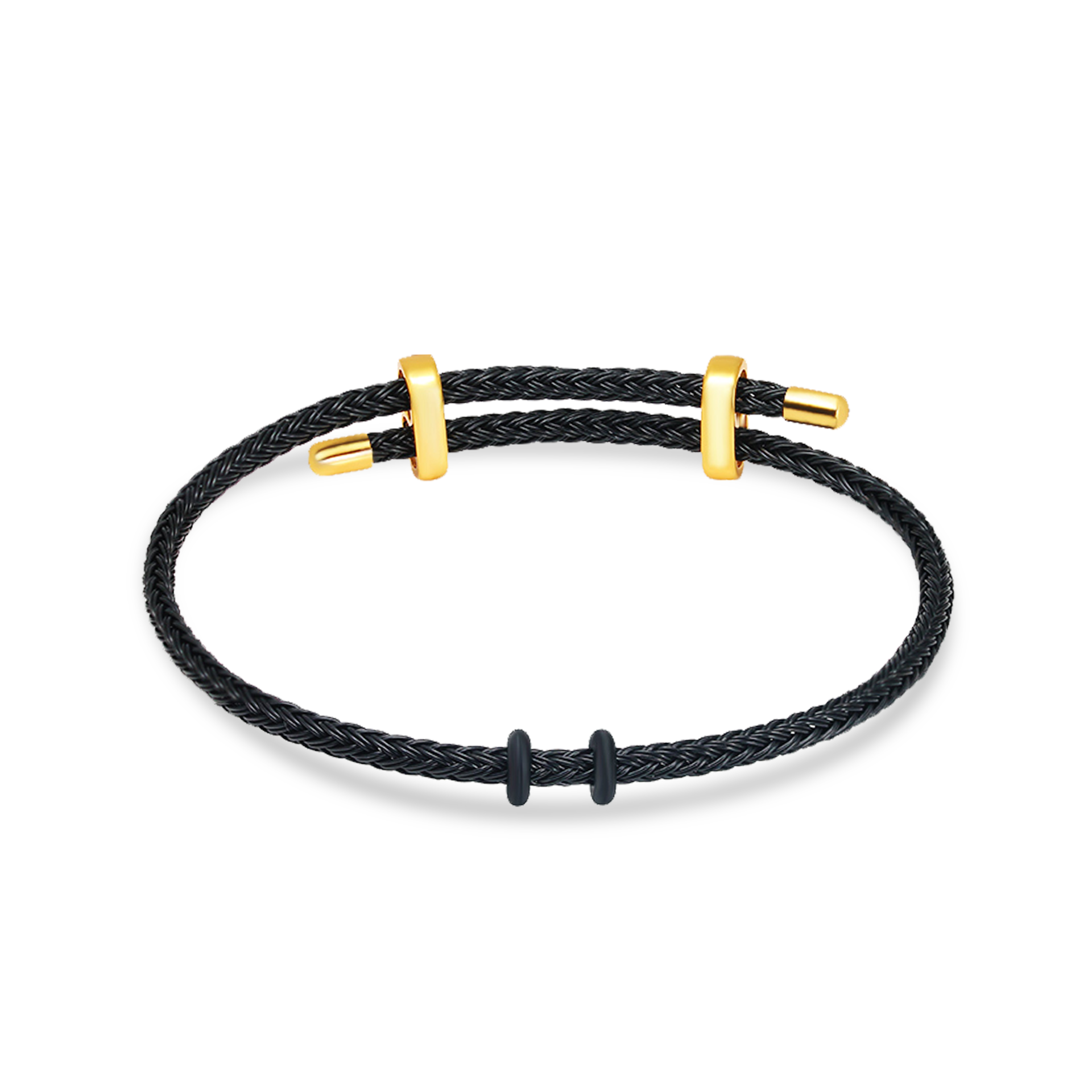 Gold braided store rope bracelet