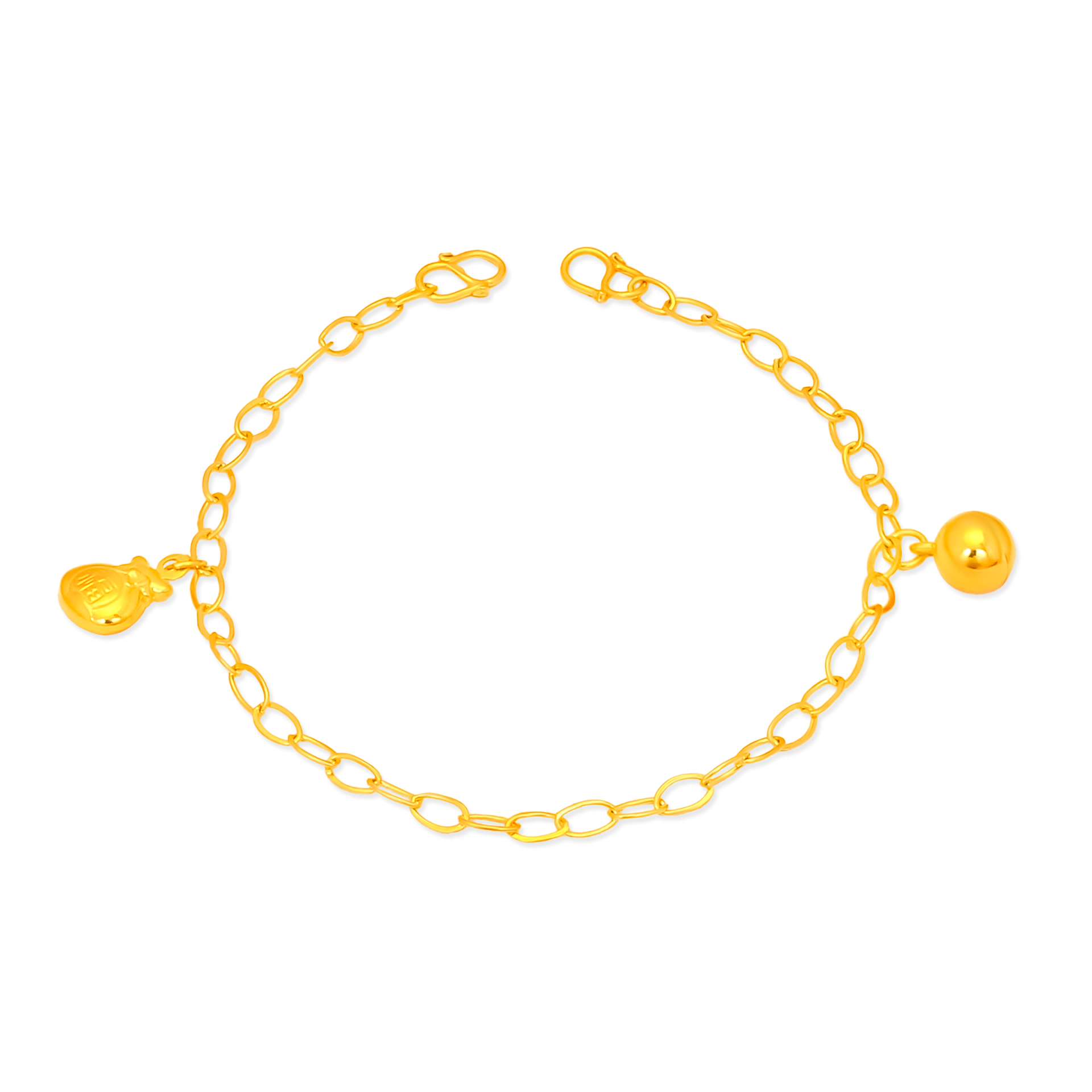 Gold baby sale ankle bracelet