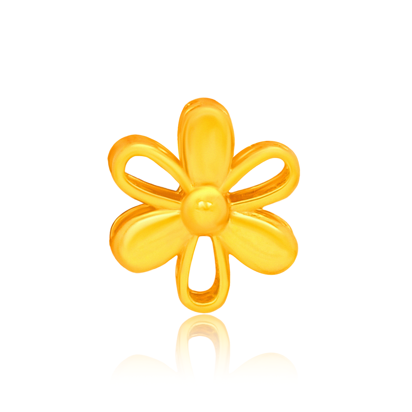 TAKA Jewellery 916 Gold Charm Flower