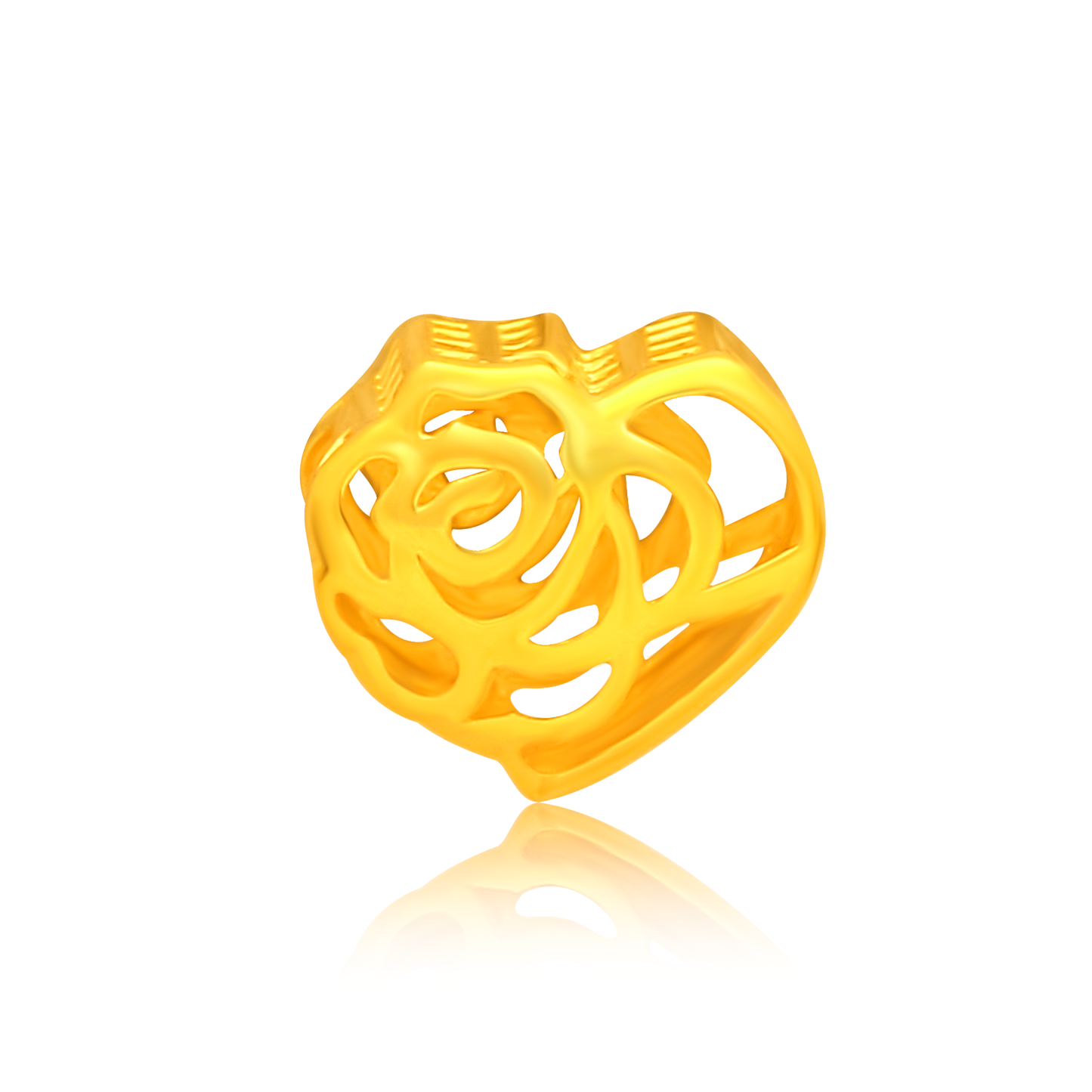 TAKA Jewellery 916 Gold Charm Rose