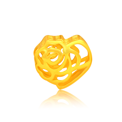 TAKA Jewellery 916 Gold Charm Rose